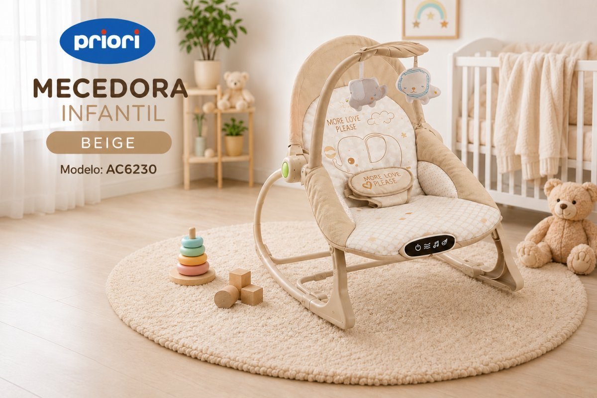 Mecedora Infantil Priori AC6230 – Beige