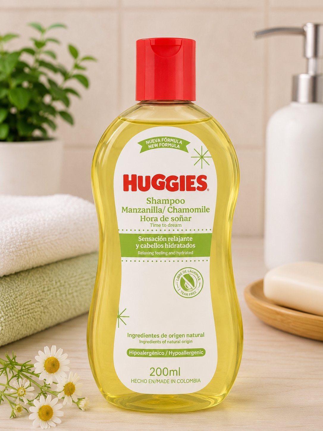 Huggies Shampoo Manzanilla Hora de Soñar 200 ml