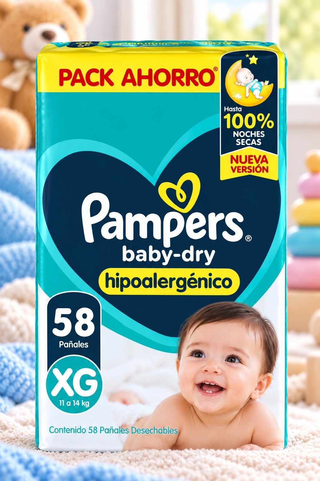 Pampers Baby-Dry Hipoalergénico