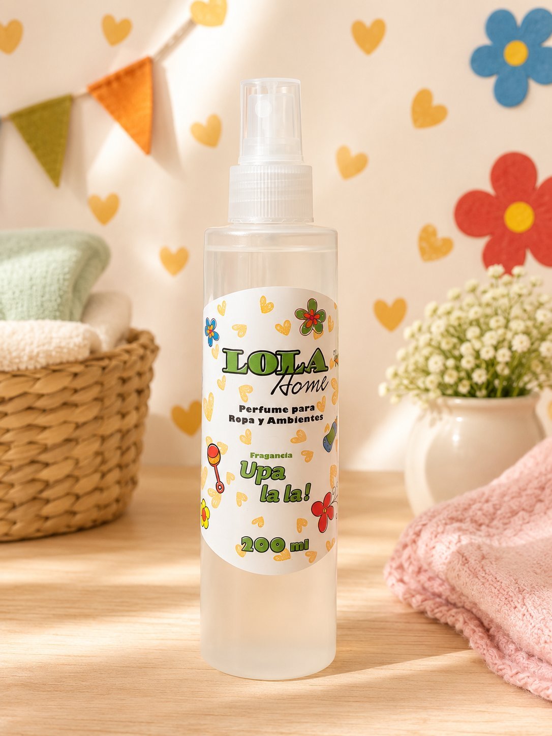 Lola Home Perfume para Ropa y Ambientes – Fragancia Upa La La! 200 ml