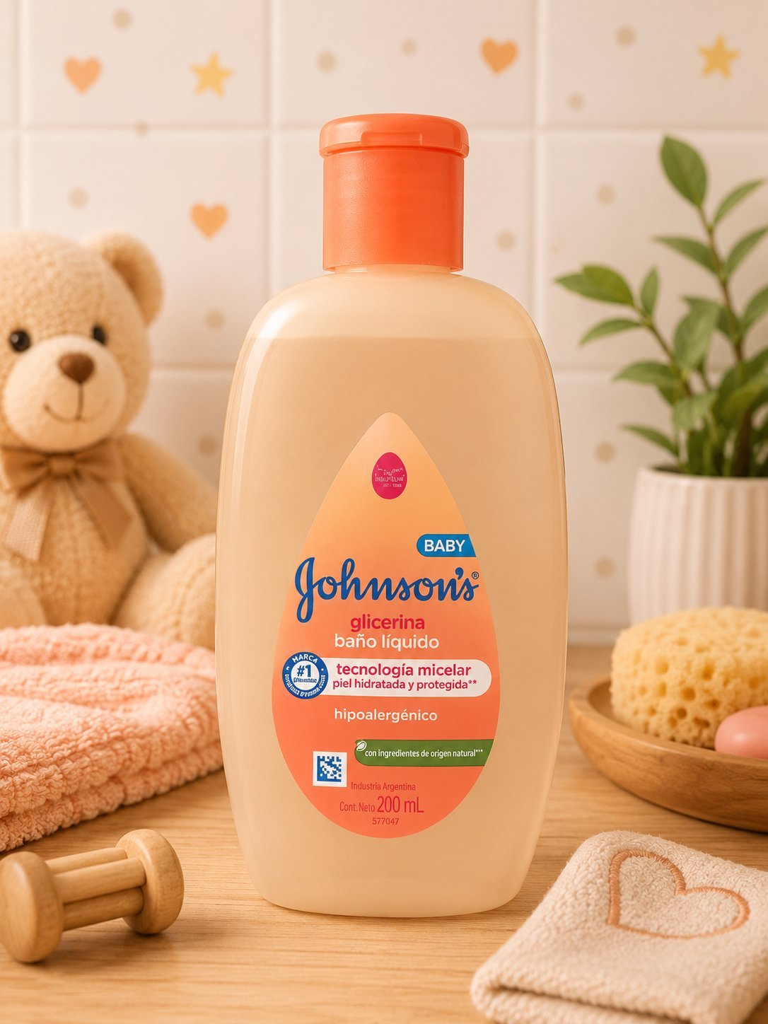 Johnson's Baby Baño Líquido Glicerina – 200 ml