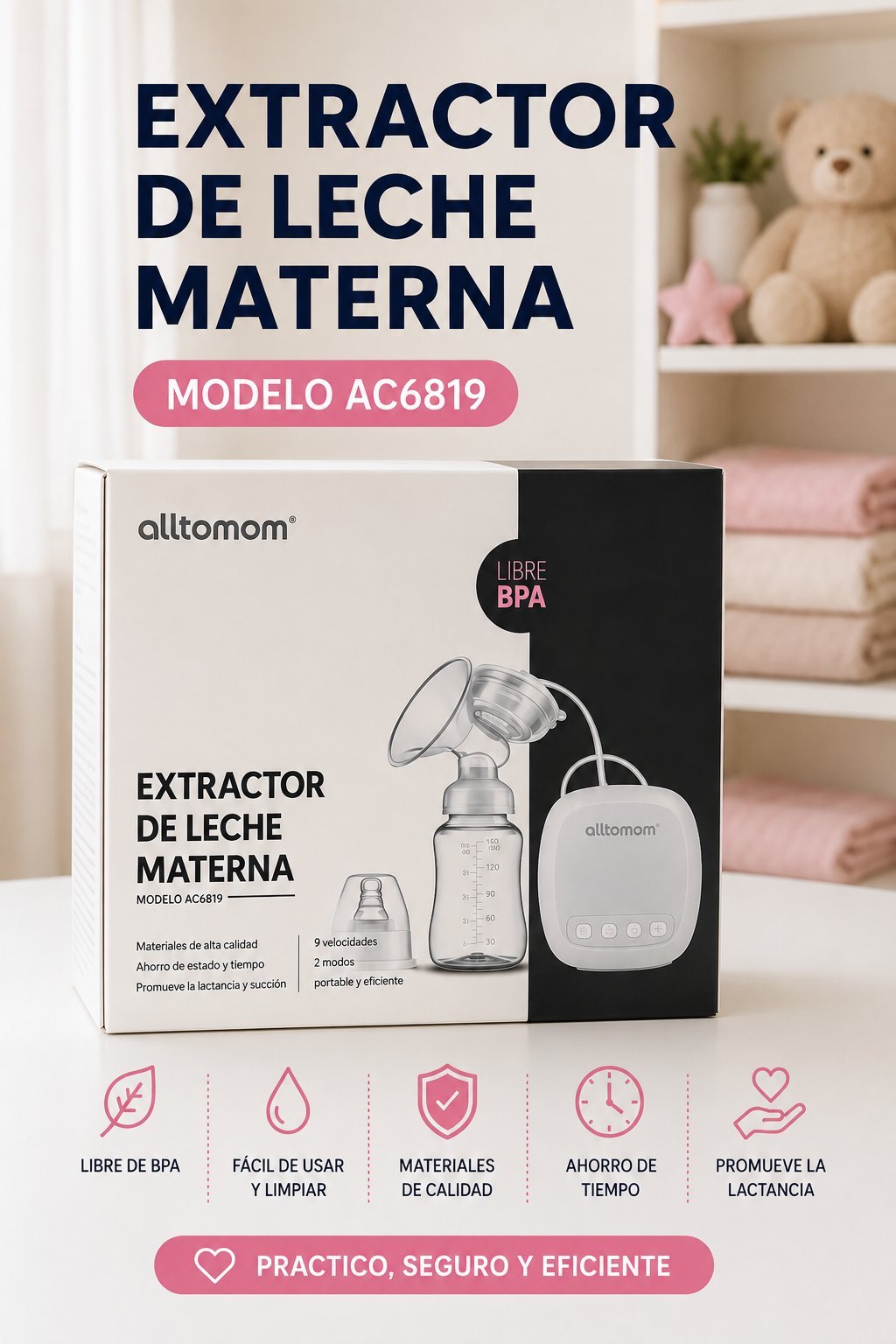 Alltomom extractor de leche