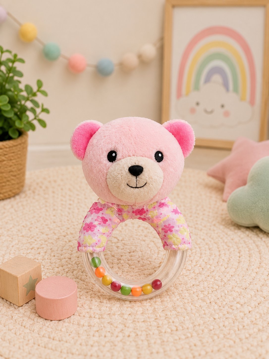 Sonajero con Aro Animalitos 5.5" – Woody Toys