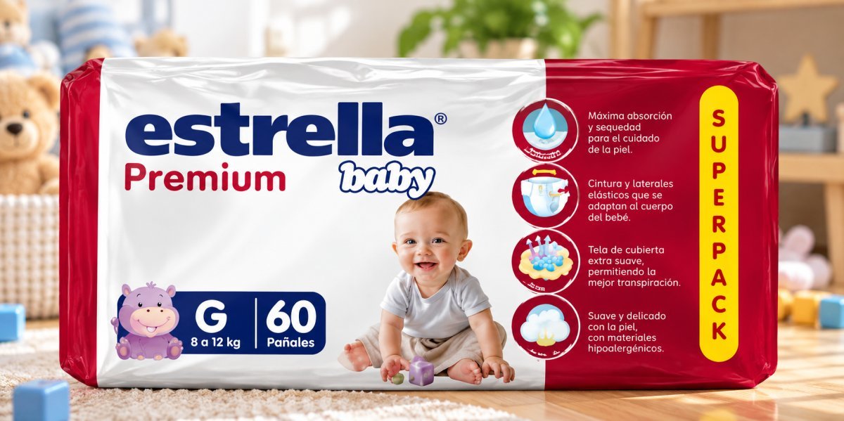 Pañales Estrella Baby Premium Ahorro