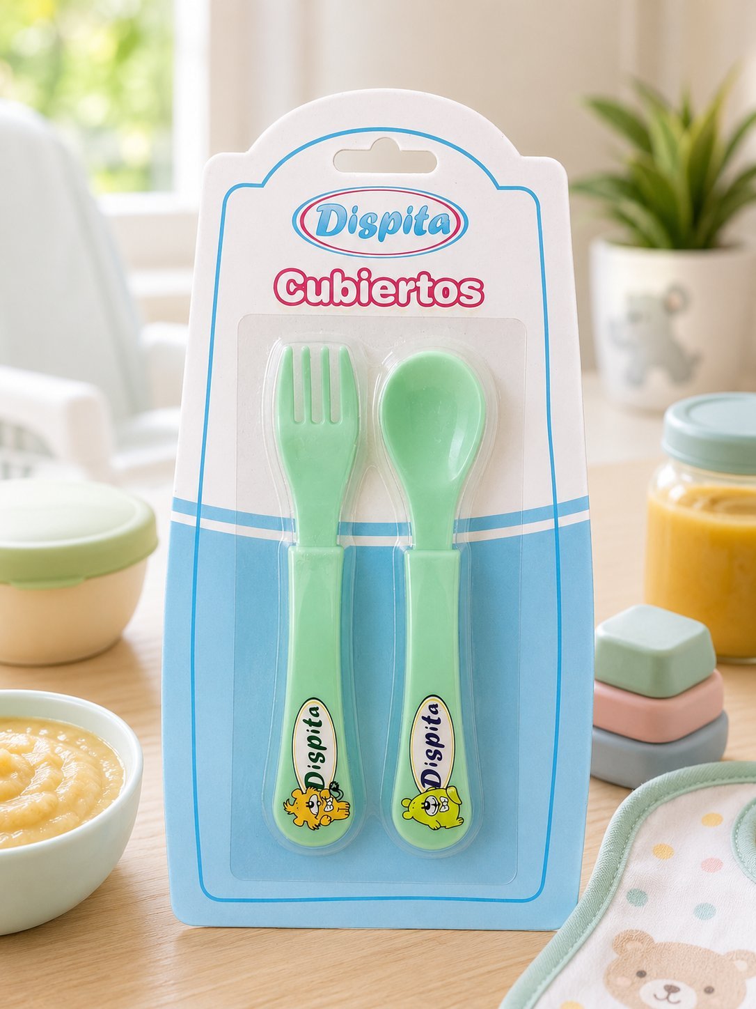 Cubiertos Infantiles Dispita (Cuchara + Tenedor)