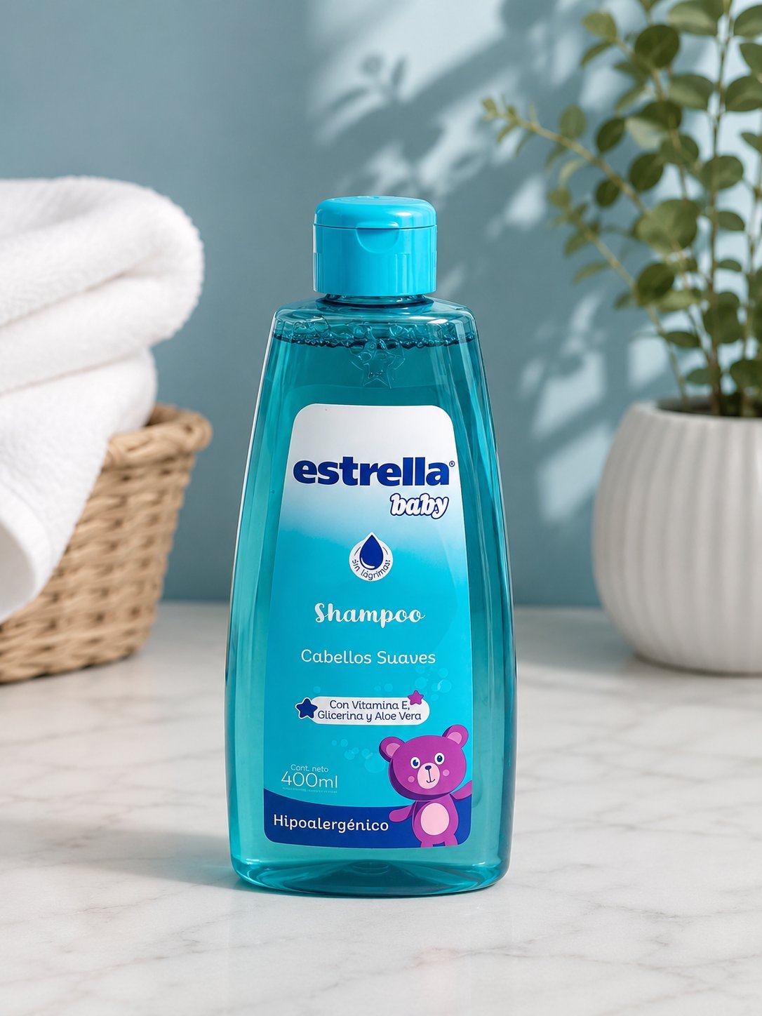 Shampoo Estrella Baby Cabellos Suaves 400 ml