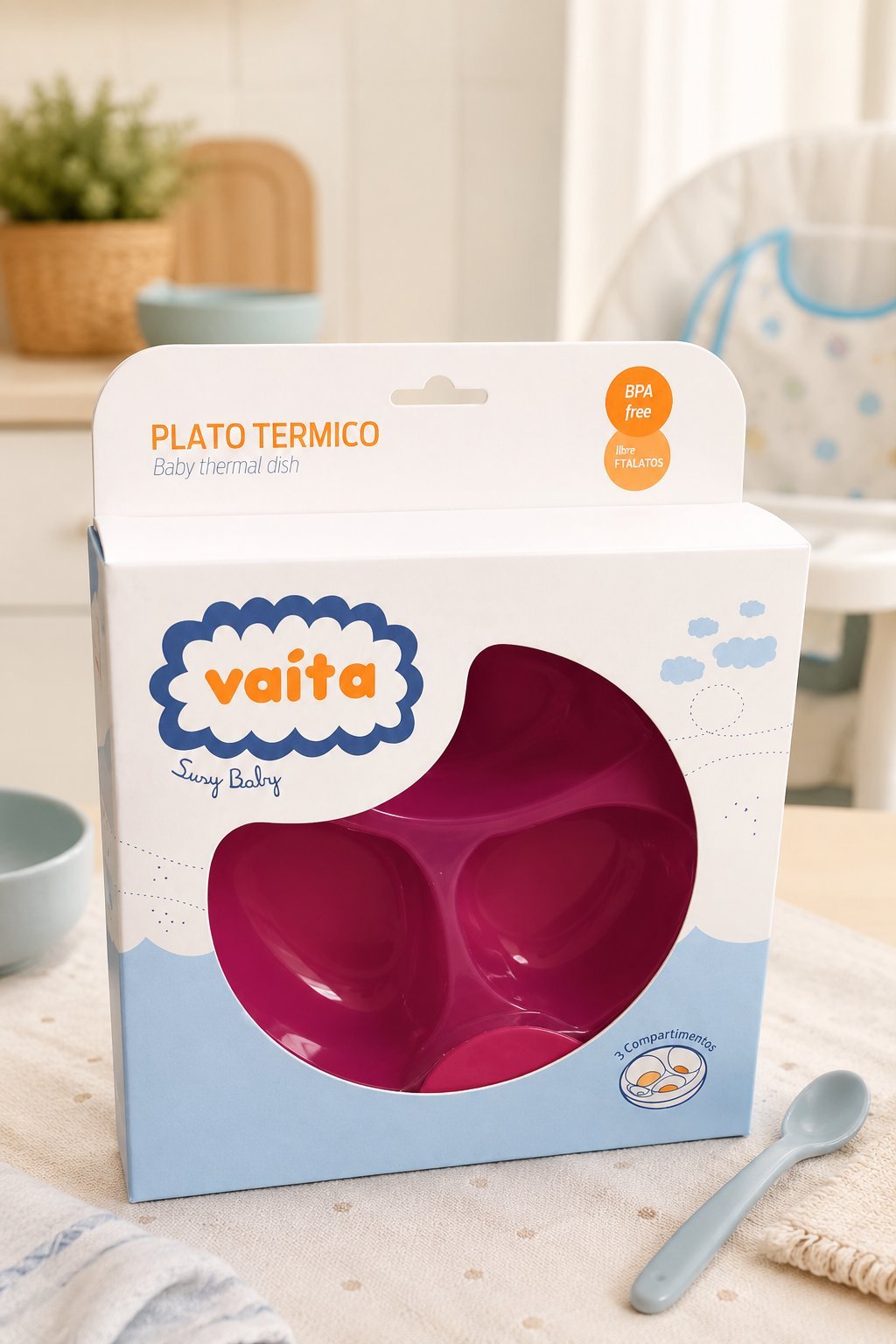 Plato Térmico para Bebé Vaita