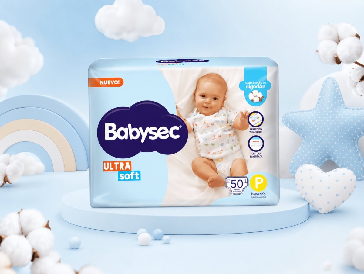 Pañales Babysec Ultra Soft P