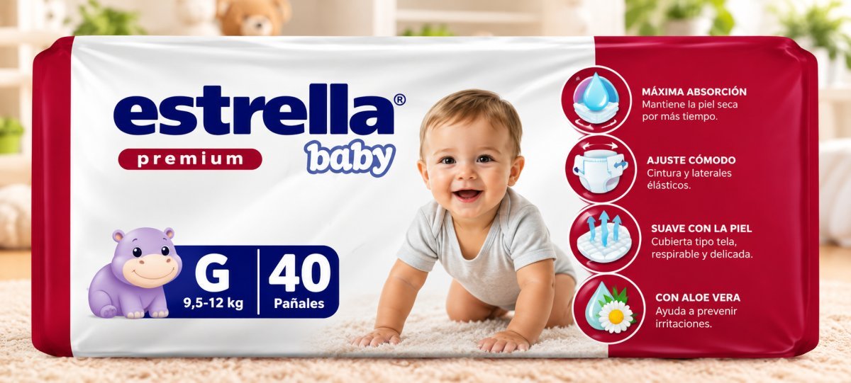Pañales Estrella Baby Premium