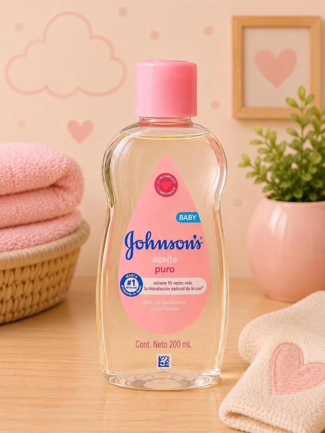 Johnson's Baby Aceite Puro – 200 ml