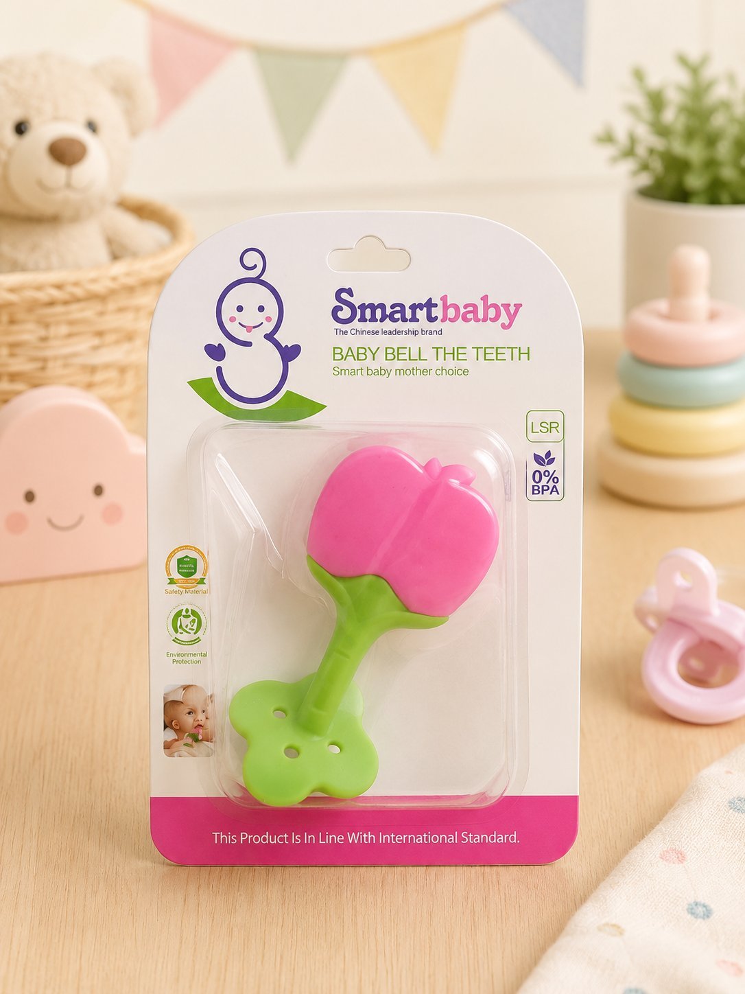 Mordillo para Bebé con Forma de Flor