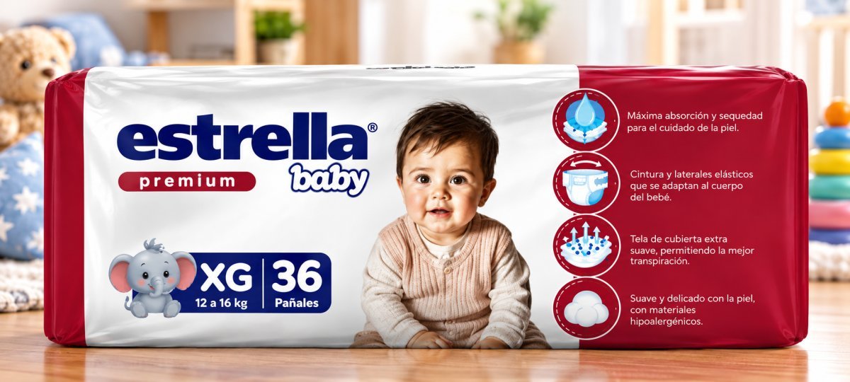 Pañales Estrella Baby Premium