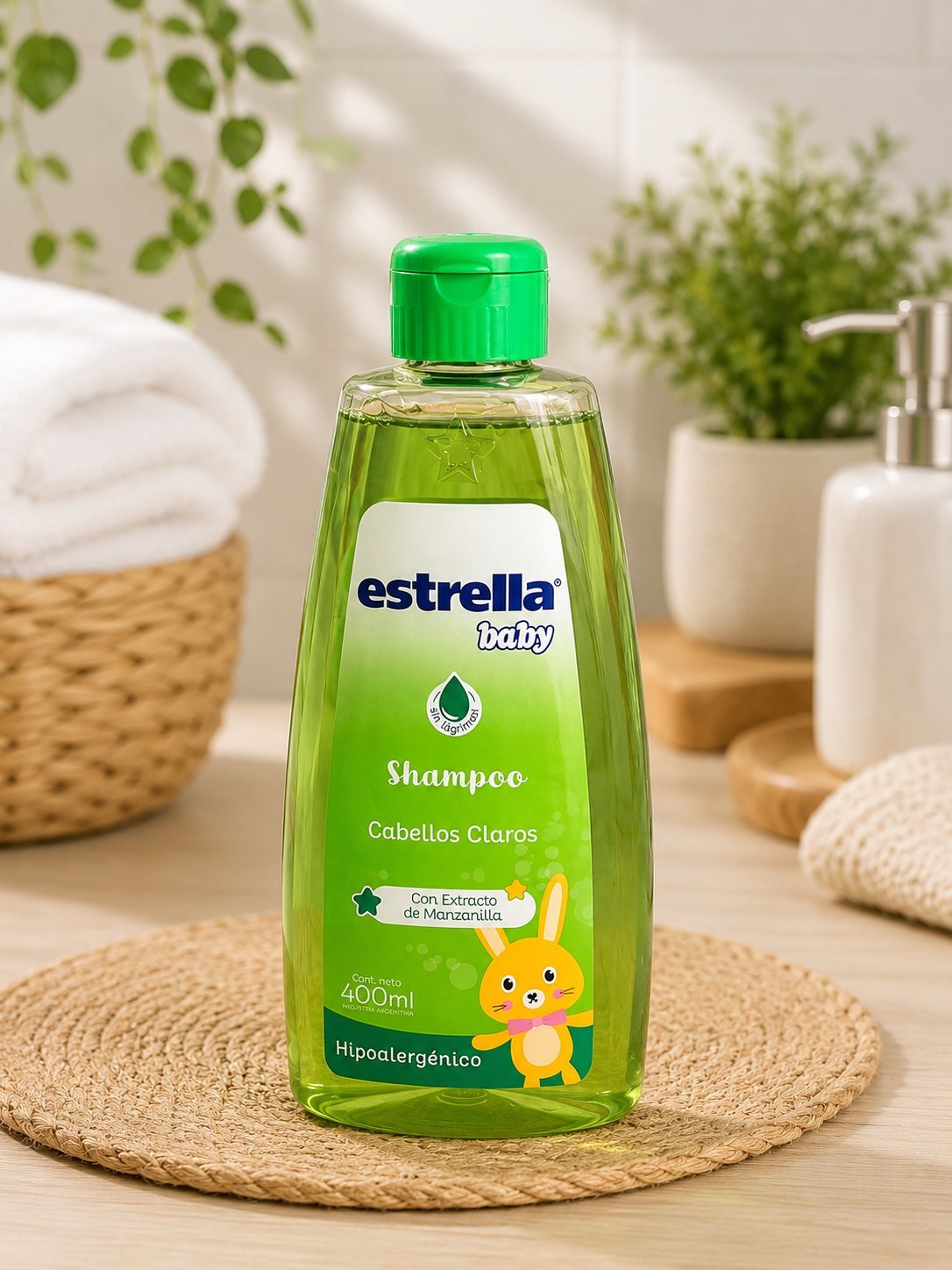 Shampoo Estrella Baby Cabellos Claros 400 ml