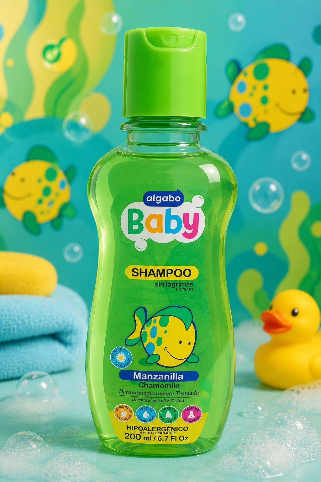 Shampoo Algabo Baby Manzanilla 200 ml
