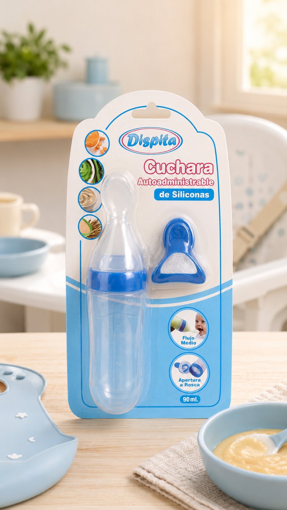 Cuchara Autoadministrable de Silicona Dispita – 90 ml