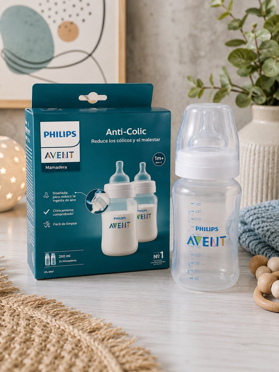 Mamadera Philips Avent Anti-Colic 260 ml