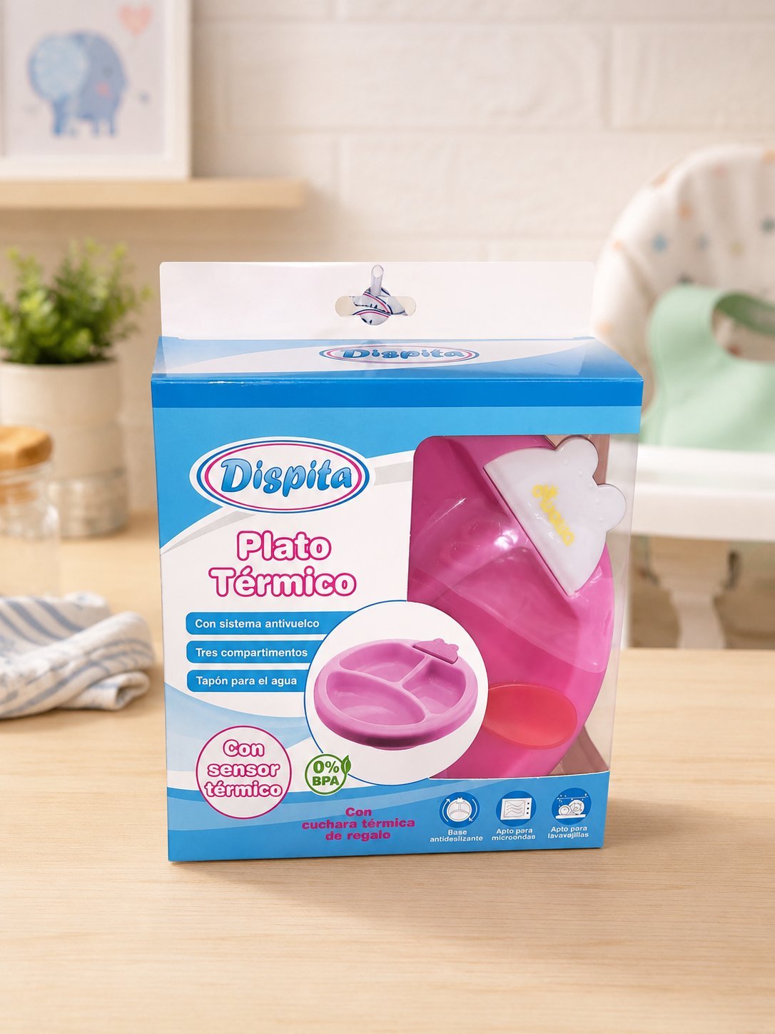 Plato Térmico para Bebé Dispita