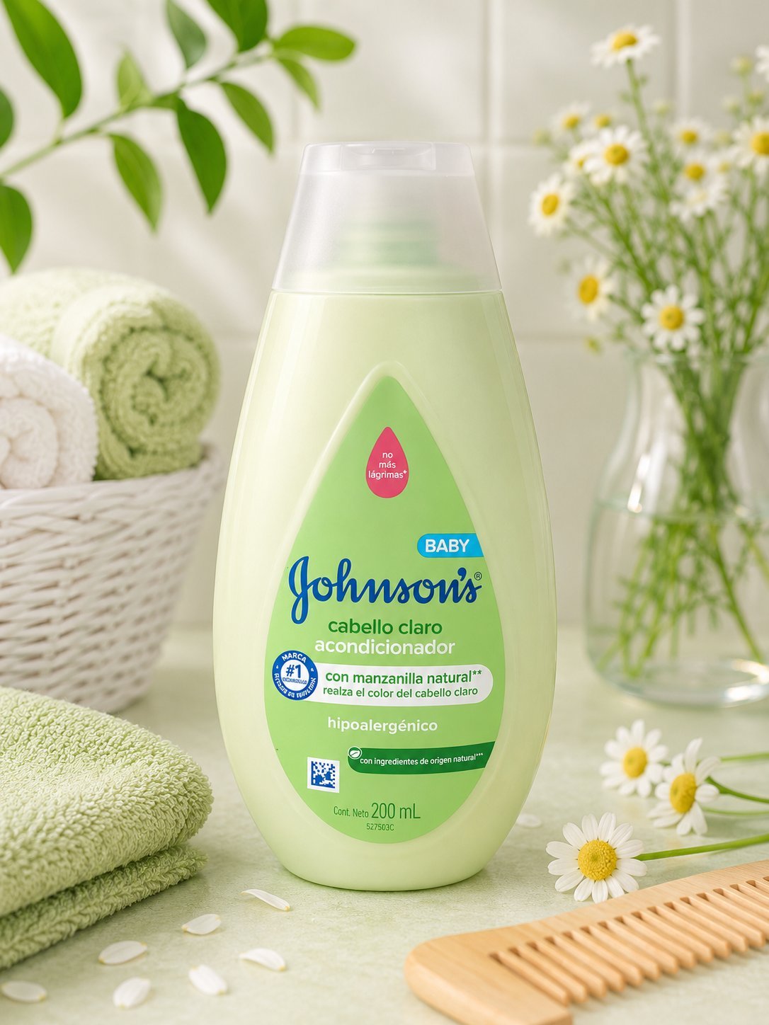 Johnson's Baby Acondicionador Cabello Claro 200 ml