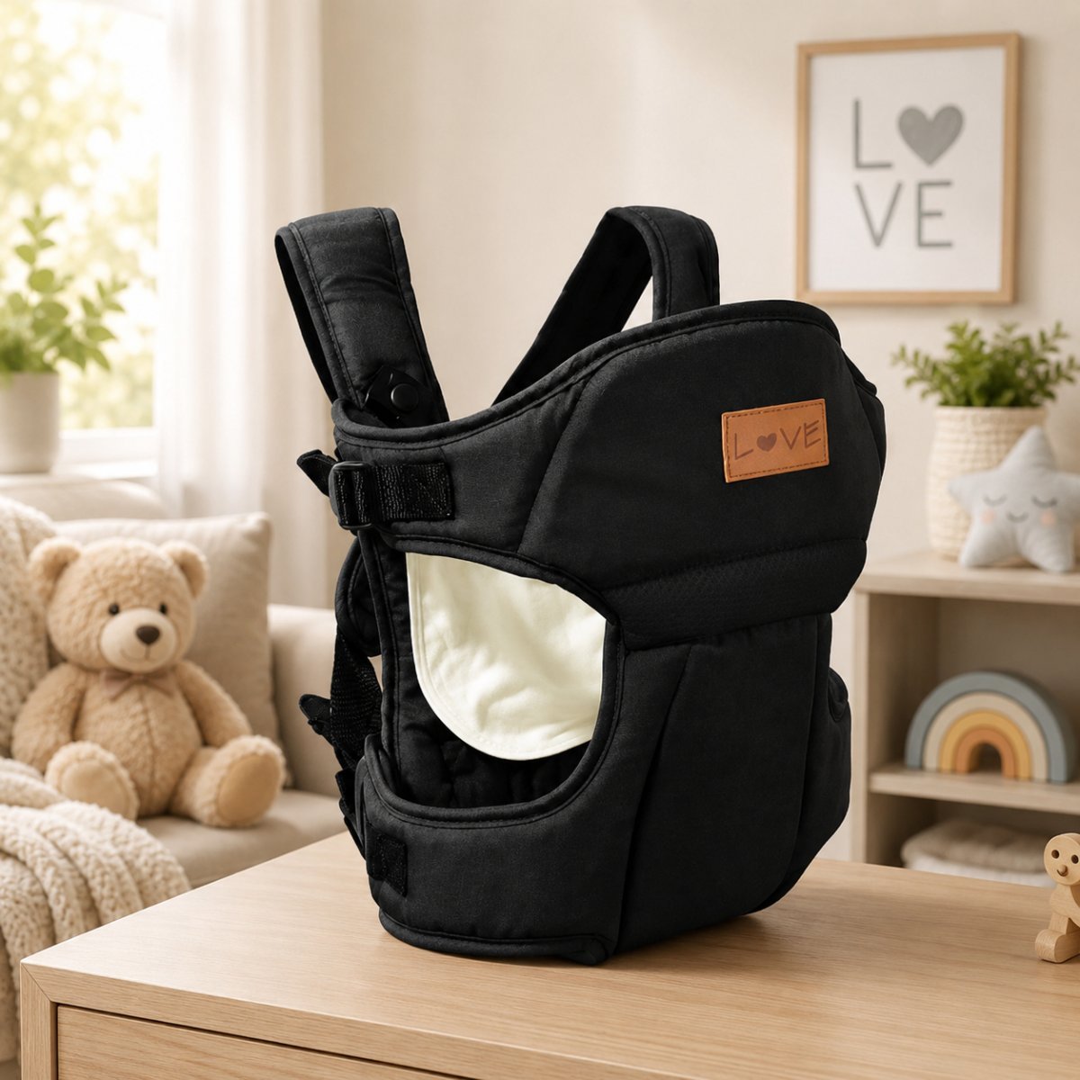 Mochila Porta Bebé Love 4004 Ergonómica 2 Posiciones Hasta 10 kg