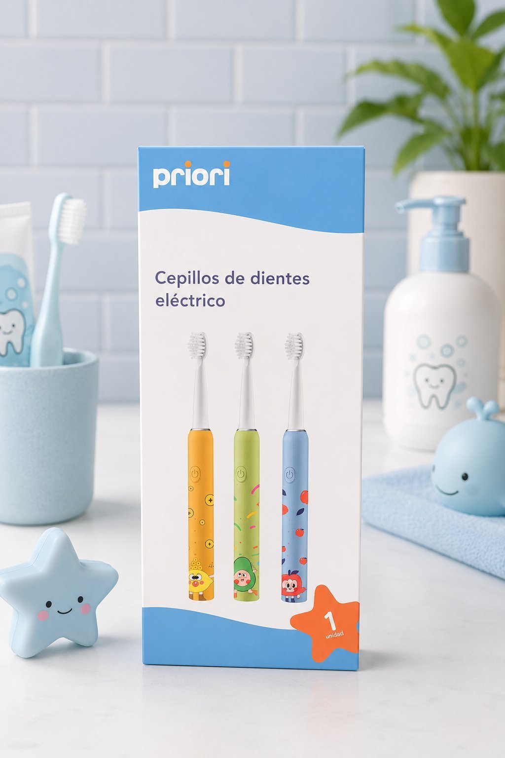 Cepillo de Dientes Eléctrico Infantil Priori