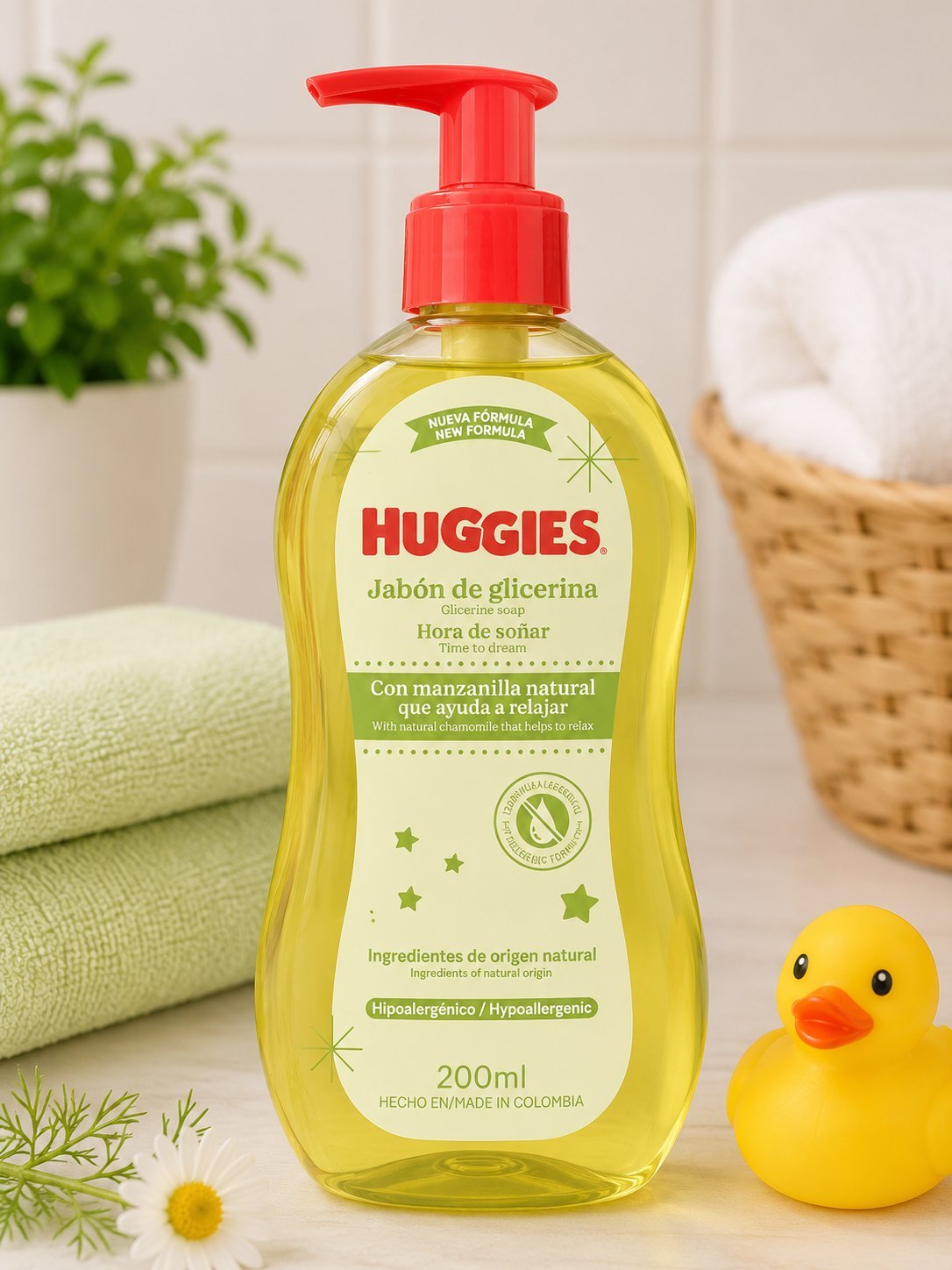 Huggies Jabón de Glicerina Hora de Soñar 200 ml