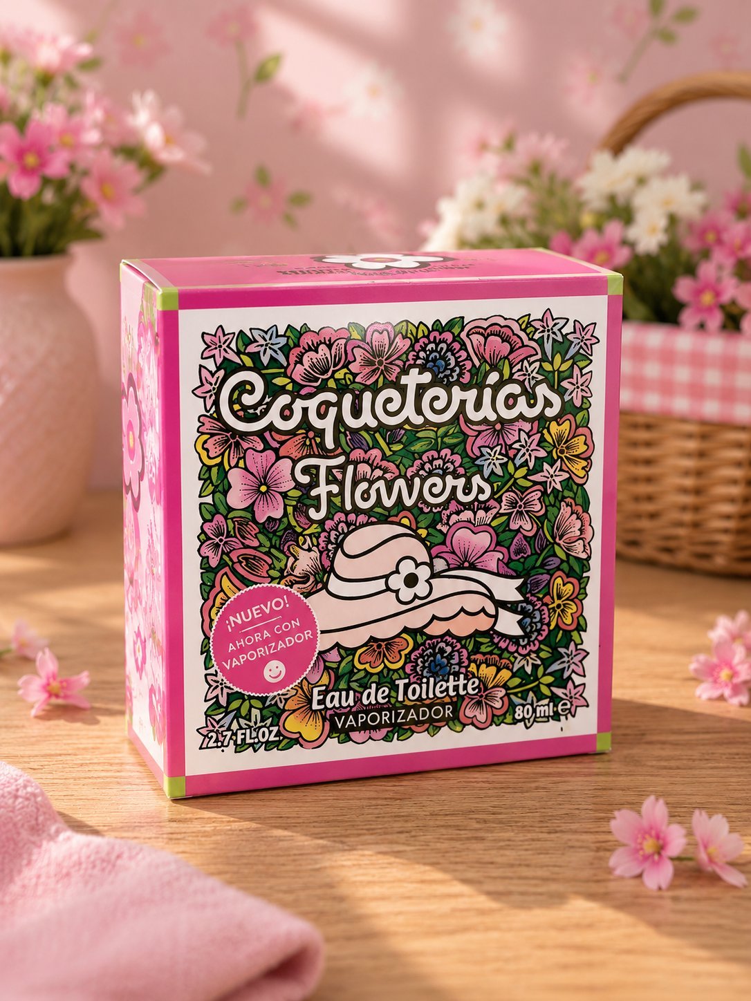 Perfume Coqueterías Flowers Eau de Toilette – 80 ml