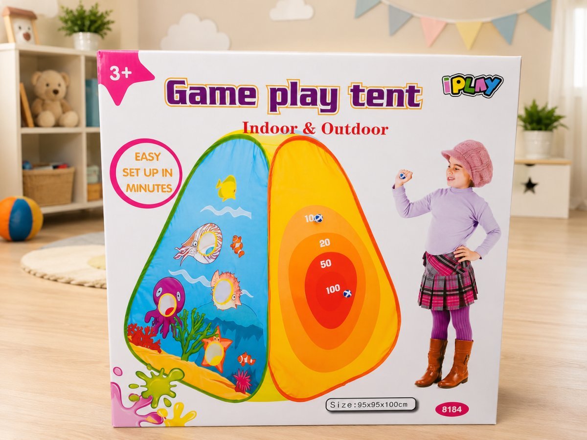 Carpa de Juego Infantil con Blanco de Tiro