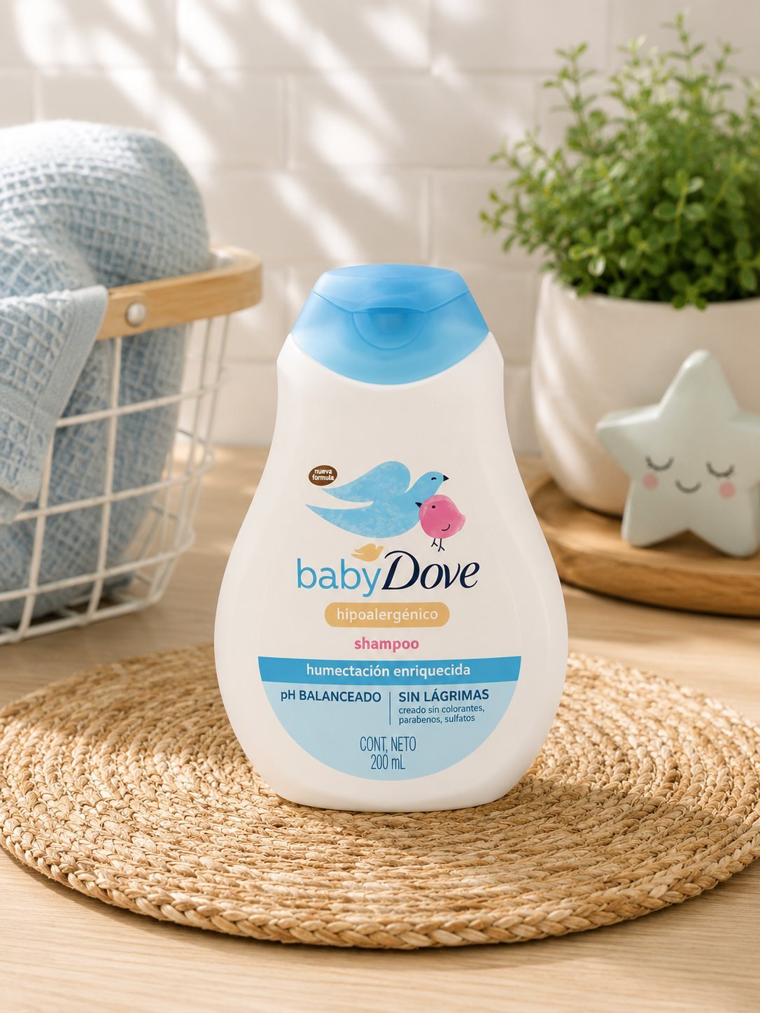 Baby Dove Shampoo Humectación Enriquecida 200 ml