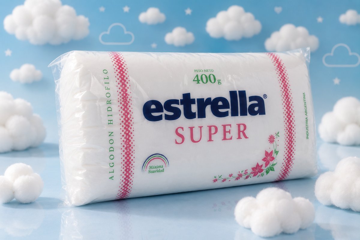 Algodón Hidrófilo Estrella Super 400 g