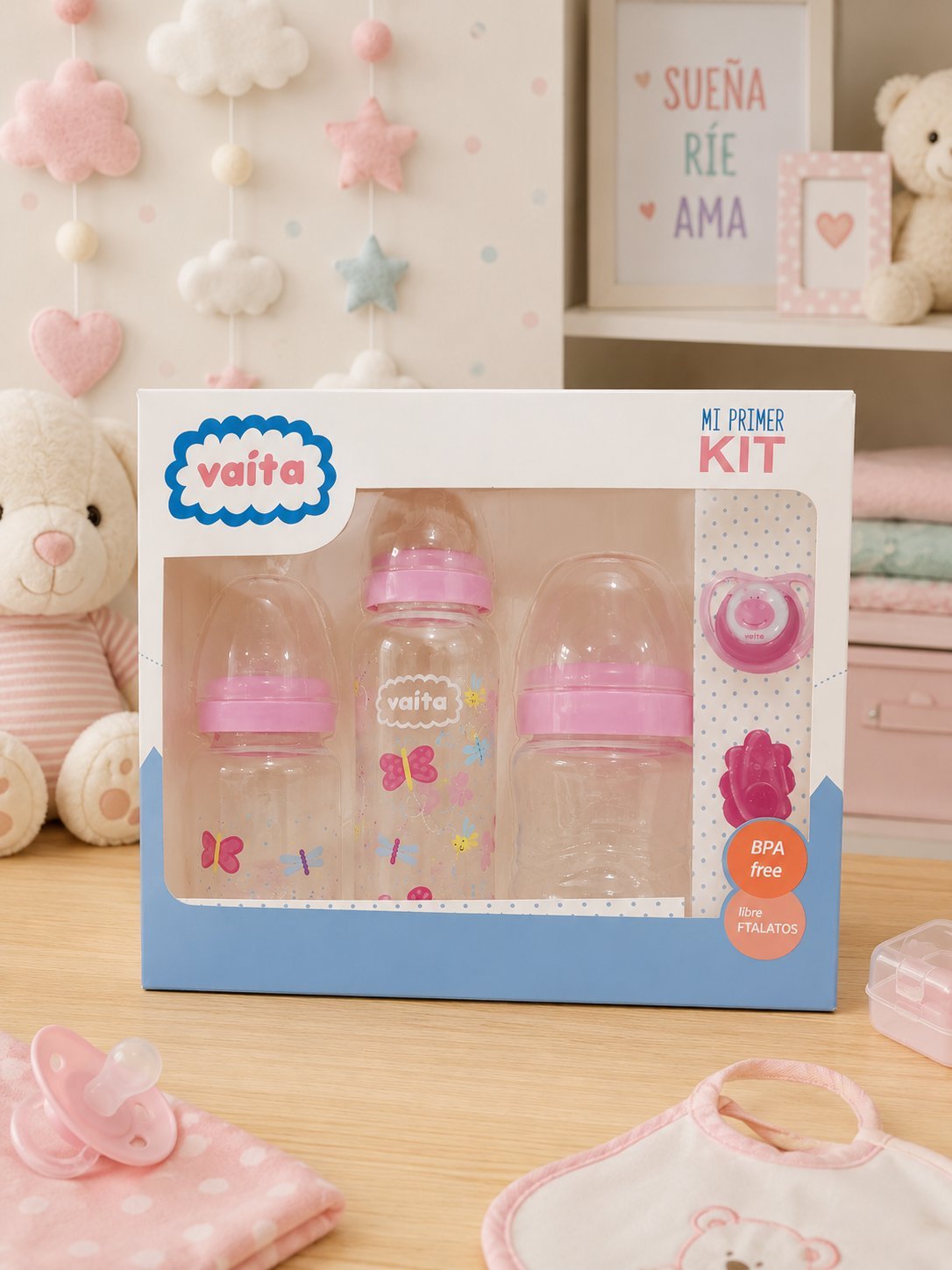 Kit de alimentación y accesorios para bebé vaita