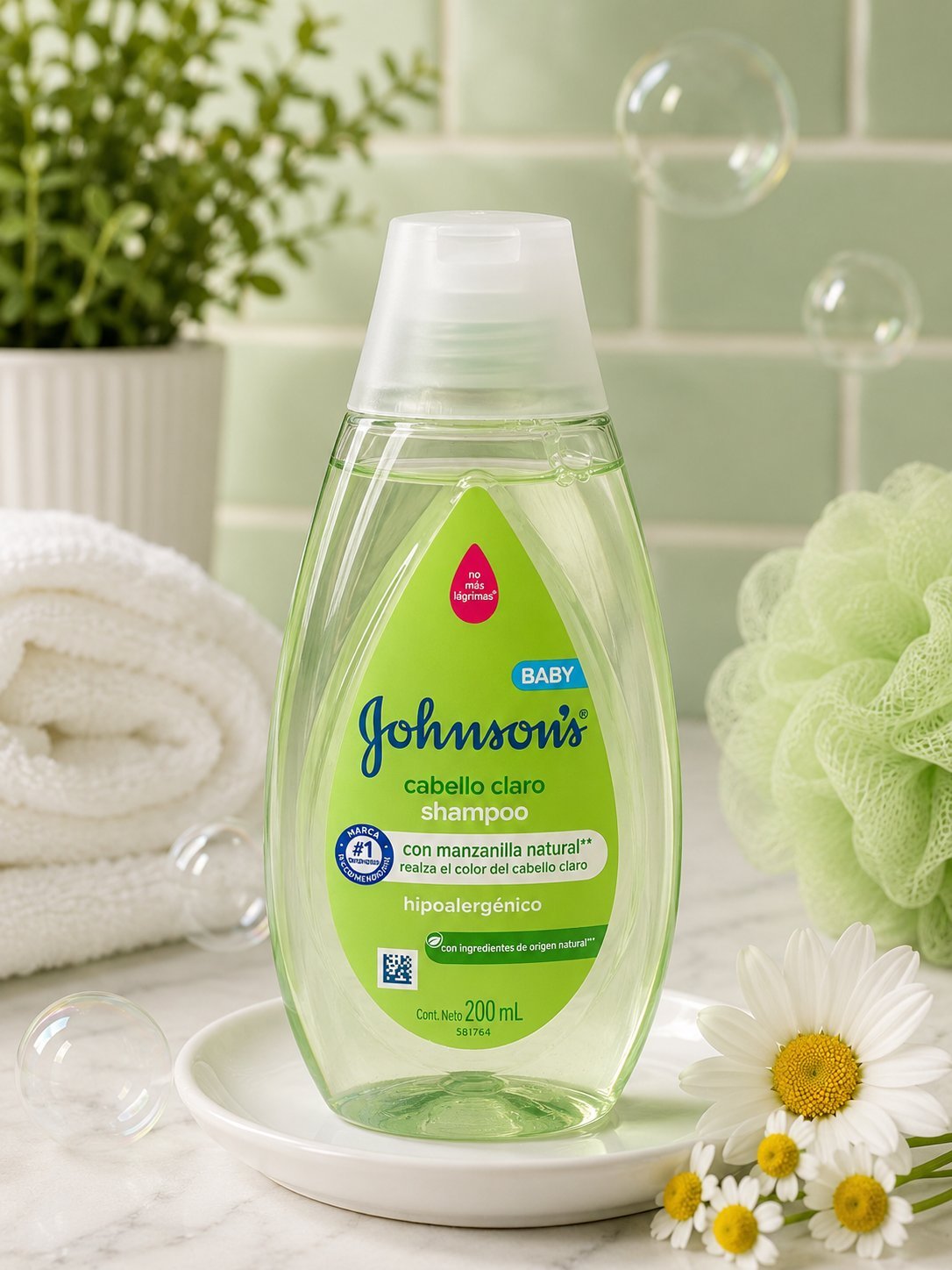 Johnson's Baby Shampoo Cabello Claro 200 ml