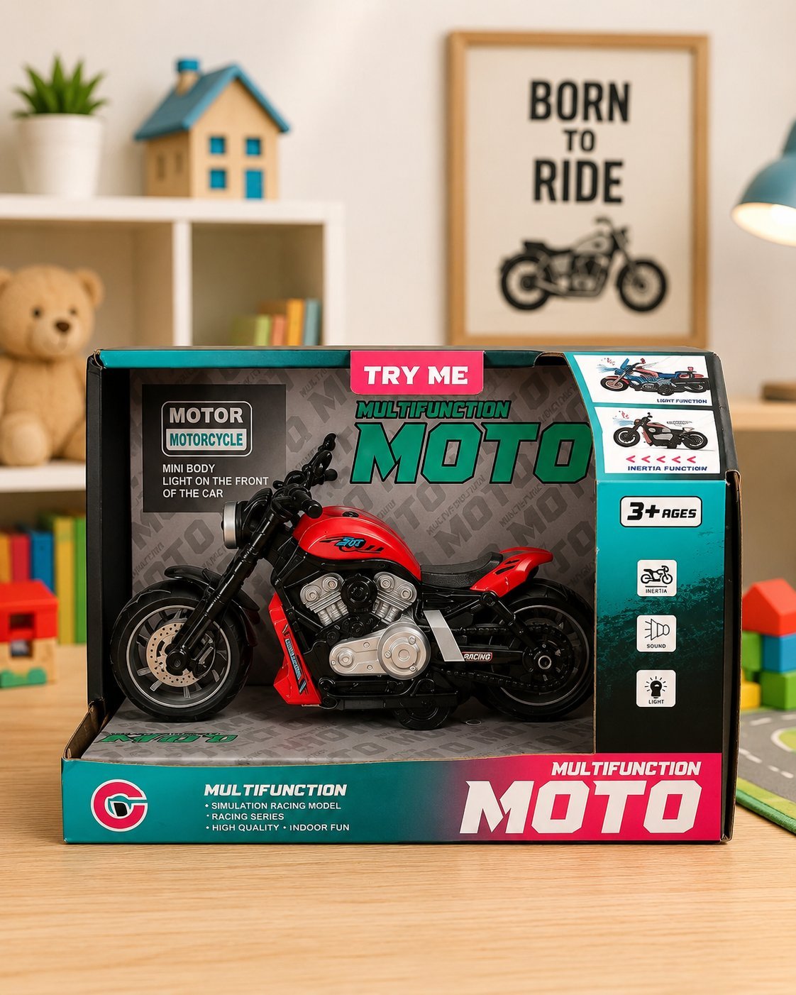 Moto Multifunción con Luz y Sonido
