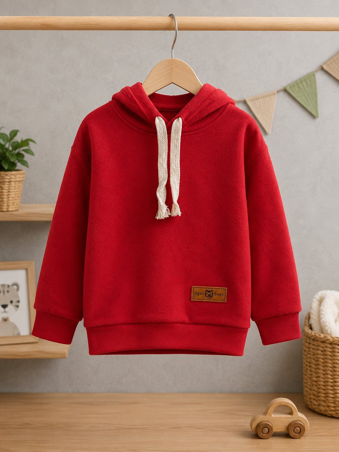 BUZO PLUSH CON CAPUCHA