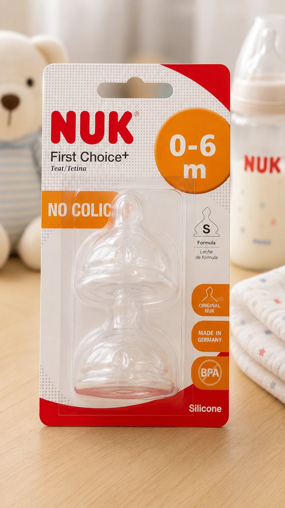 etinas NUK First Choice+ No Colic 0-6 Meses Flujo