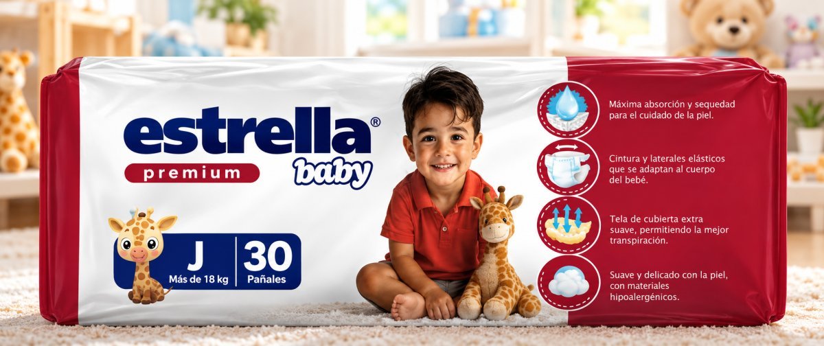 Pañales Estrella Baby Premium