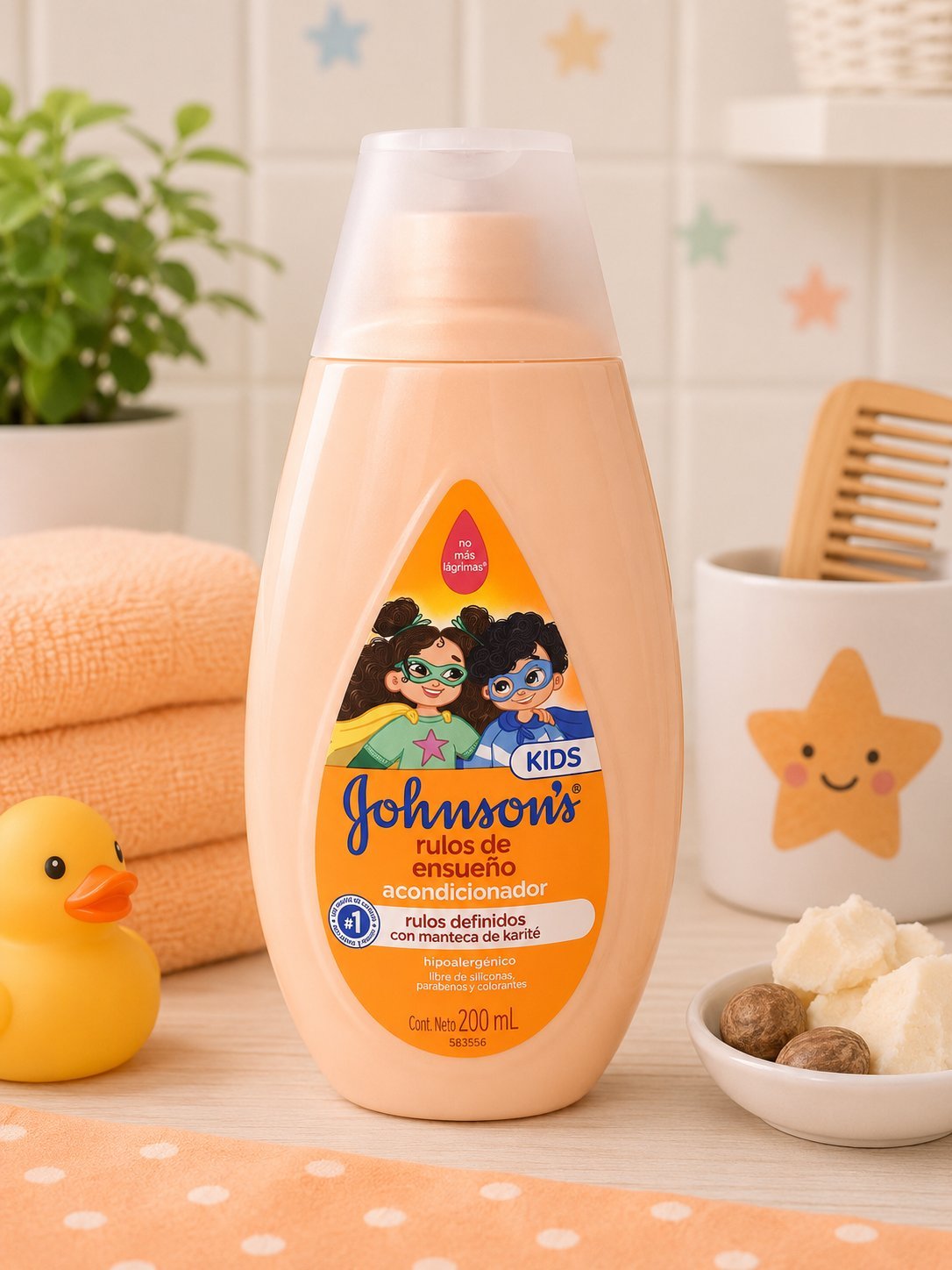 Johnson's Kids Rulos de Ensueño Acondicionador 200 ml