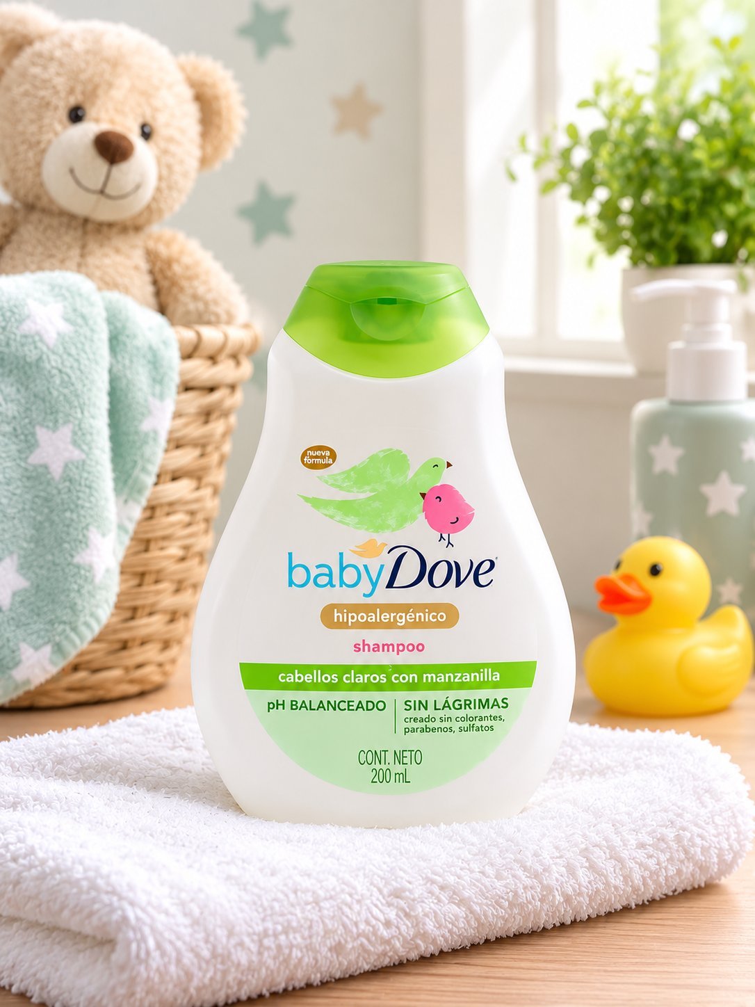 Baby Dove Shampoo Cabellos Claros con Manzanilla 200 ml
