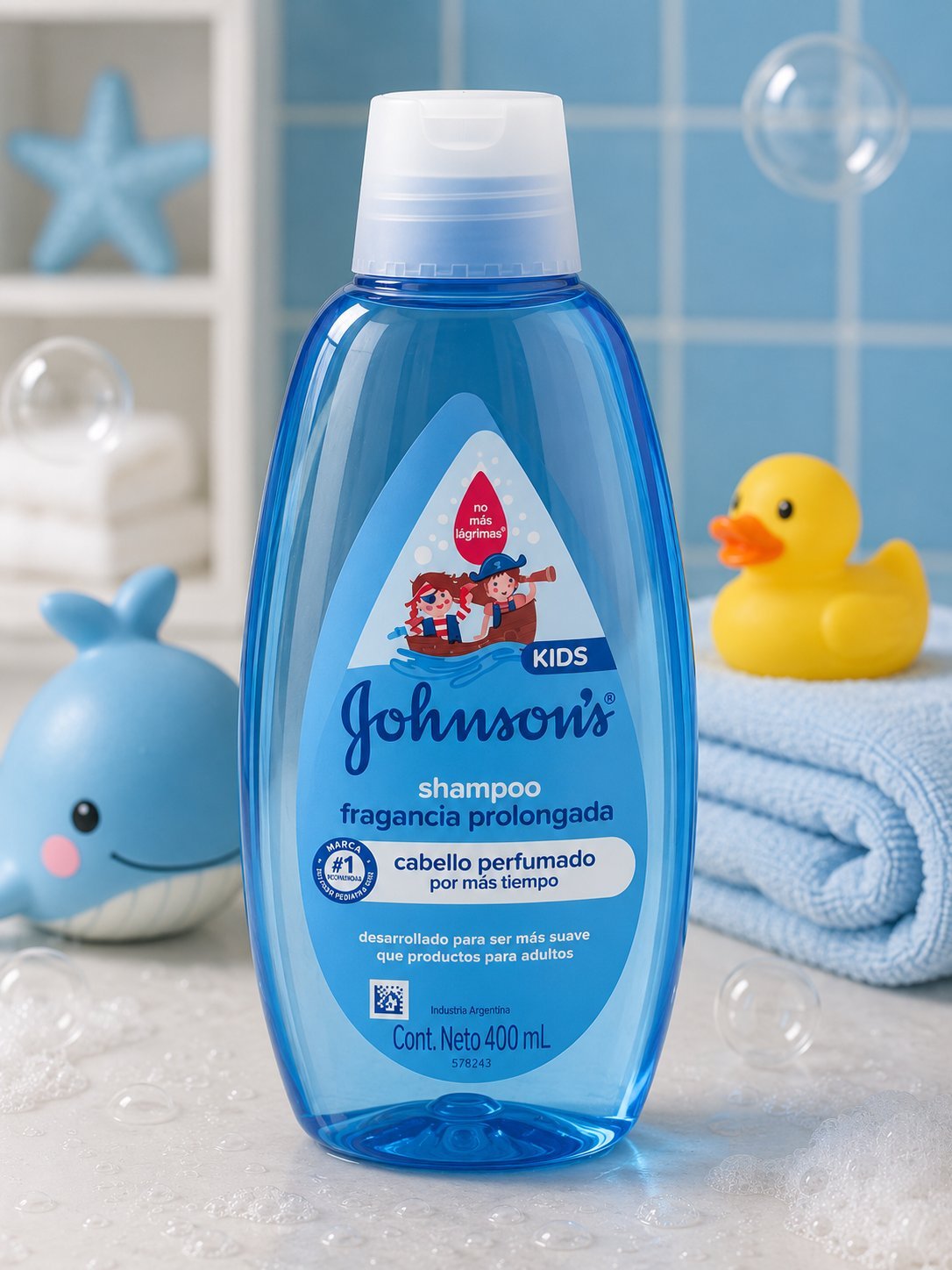 Johnson's Kids Shampoo Fragancia Prolongada 400 ml  Características: