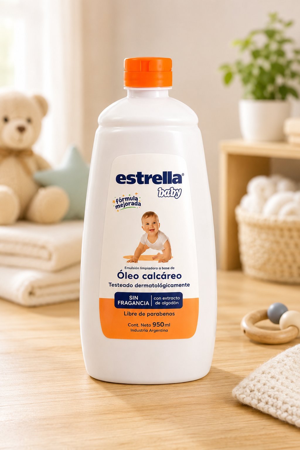 Óleo Calcáreo Estrella Baby 950 ml (Sin Fragancia)
