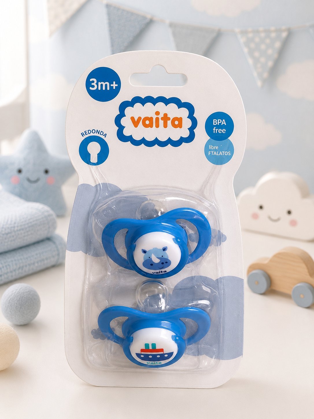 Chupete Anatómico Vaita 3M+ – Pack x2