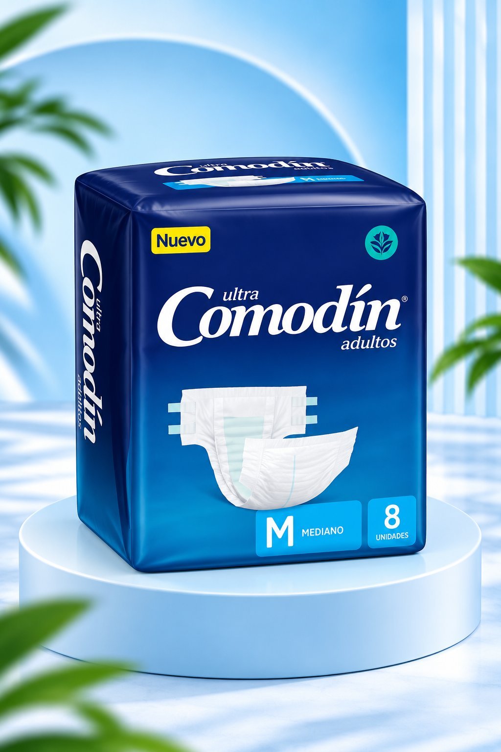 Talle: G – Grande Para personas de 70 a 85 kg Contenido: 8 unidades Pañales descartables para adultos Anatómicos y elastizados Súper absorbentes Con gel absorbente Ajuste anatómico y confortable Mayor
