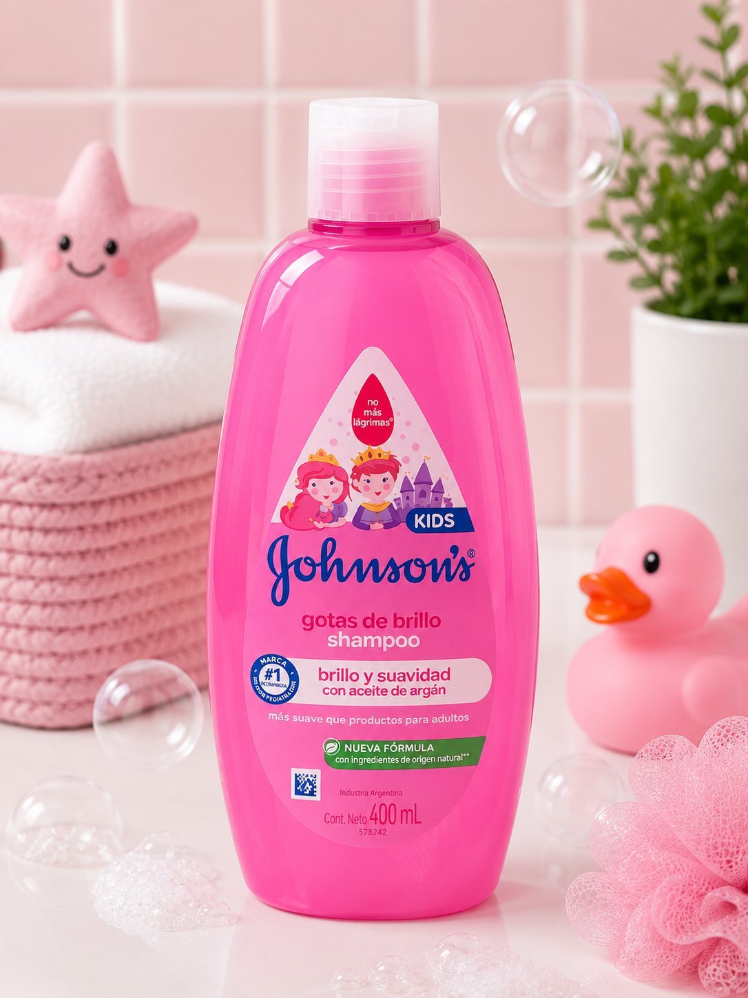 Johnson's Kids Gotas de Brillo Shampoo 400 ml