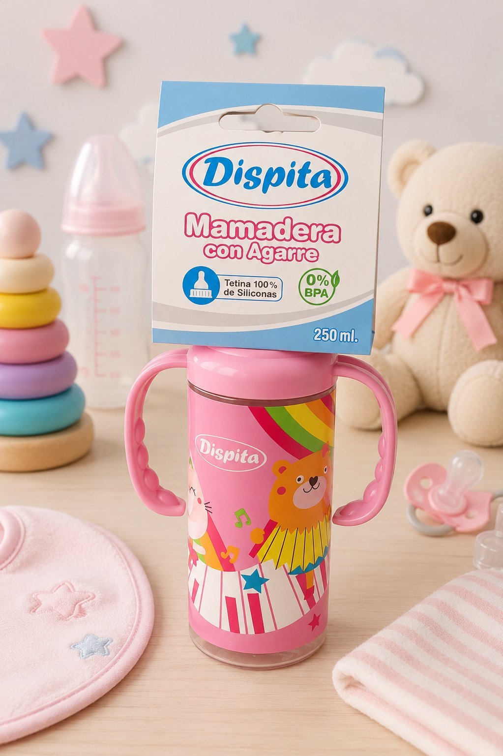 Mamadera con Agarre Dispita 250 ml